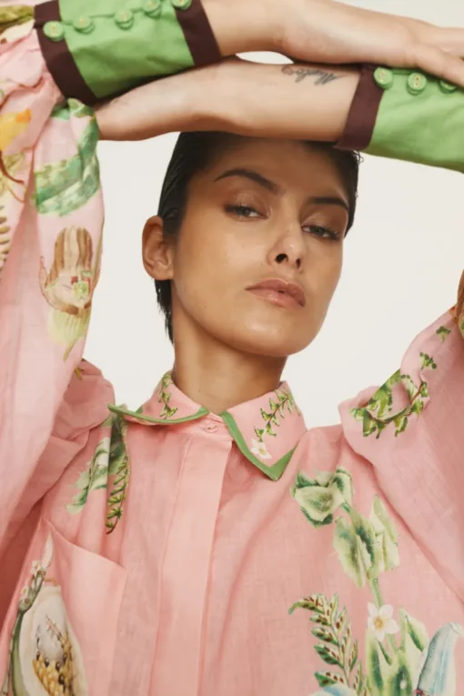 Papaya Shirtdress