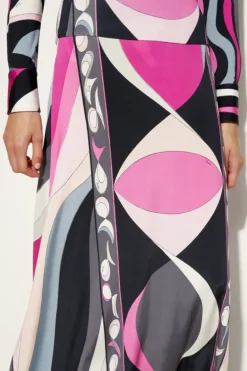Pesci Print Maxi Skirt