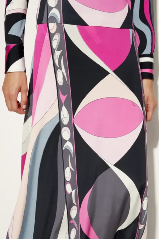 Pesci Print Maxi Skirt