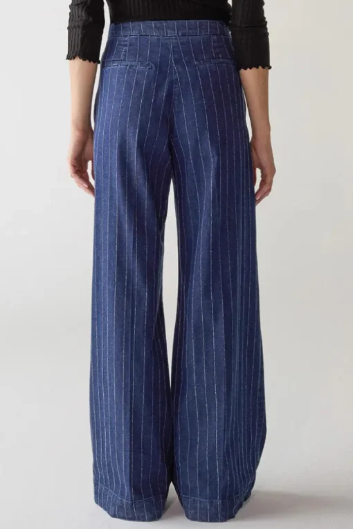 Pinstripe Chino Jeans