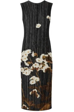 Pleated Sleeveless Dress