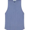 Pointy Rib Knit Tank