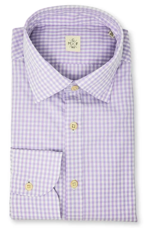 Purple Check Shirt