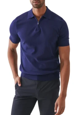 Quarter Zip Polo