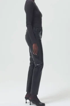 Recycled Leather Riley Long High Rise