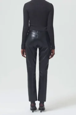 Recycled Leather Riley Long High Rise
