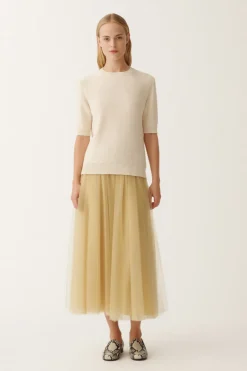 Sequin Short Sleeve Sweater