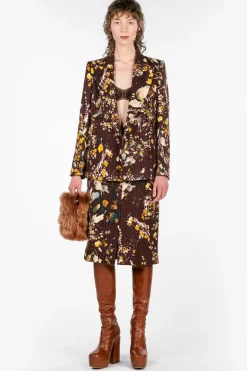 Shea Bleached Floral Skirt