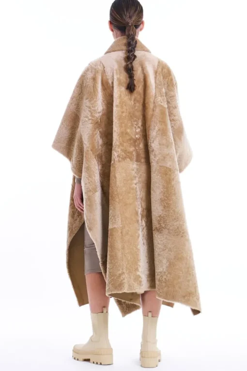 Shearling Cape