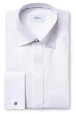 Signature Twill Tuxedo Shirt, Slim