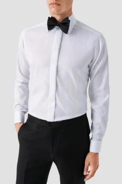 Signature Twill Tuxedo Shirt, Contemporary