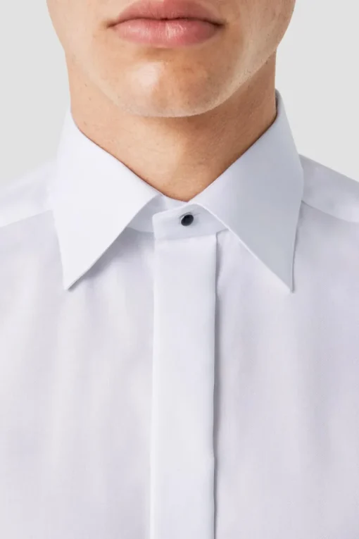 Signature Twill Tuxedo Shirt, Contemporary