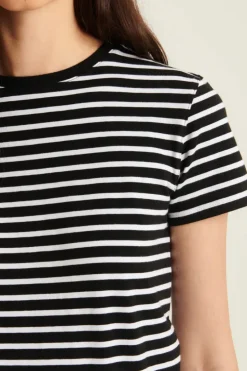 Stretch Slim Striped T-Shirt