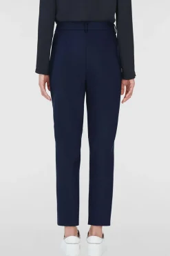 Stretch Wool Skinny Trousers