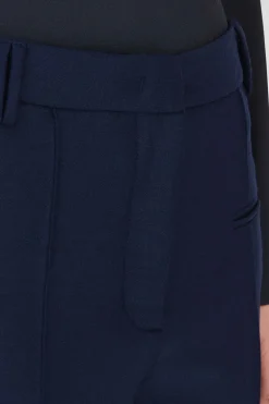 Stretch Wool Skinny Trousers