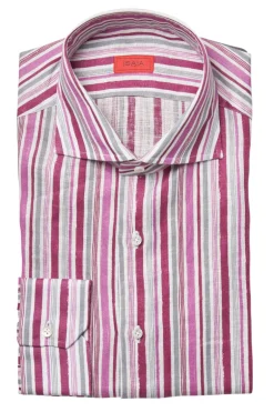 Striped Linen Sport Shirt