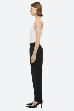 Tapered Wool Trousers