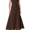 Techno Grid Shirt Dress