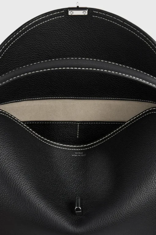 T-Lock Grained-Leather Bag