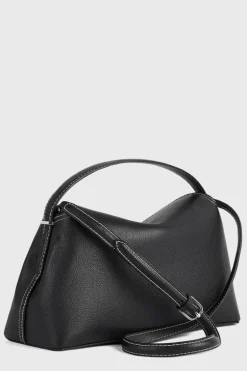 T-Lock Grained-Leather Bag