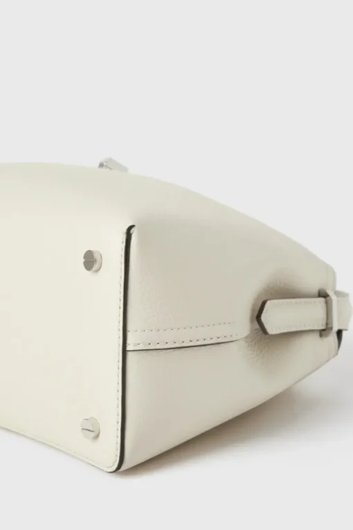 T-Lock Grained-Leather Bag