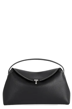 T-Lock Grained-Leather Bag