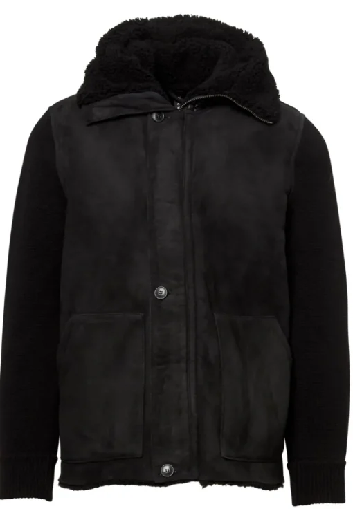 Tokyo Hooded Shearling Coat
