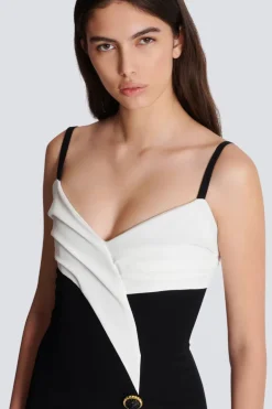 Two-Tone Long Dress