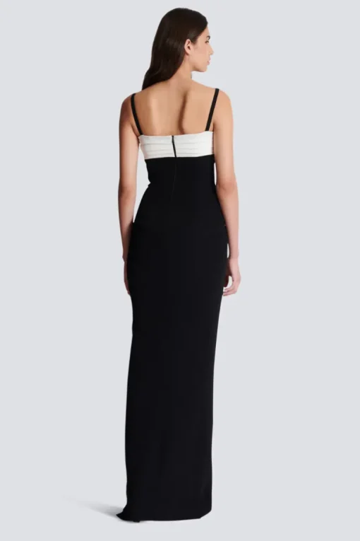 Two-Tone Long Dress