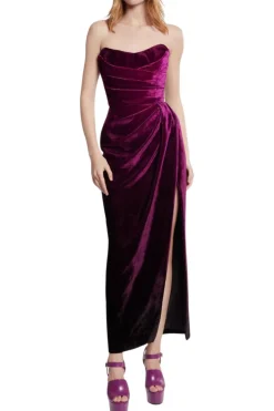 Velvet Midi Dress