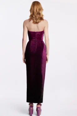 Velvet Midi Dress