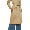 Venus Embroidered Trench Coat