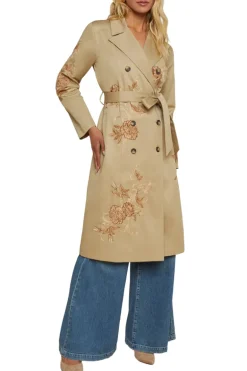 Venus Embroidered Trench Coat