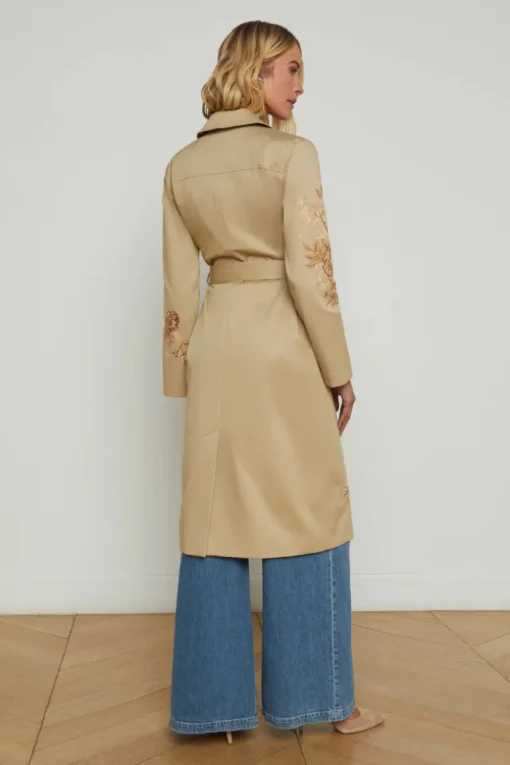 Venus Embroidered Trench Coat