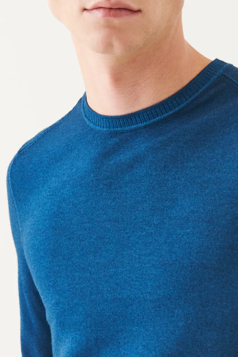 Vintage Wash Ribbed Hem Crewneck