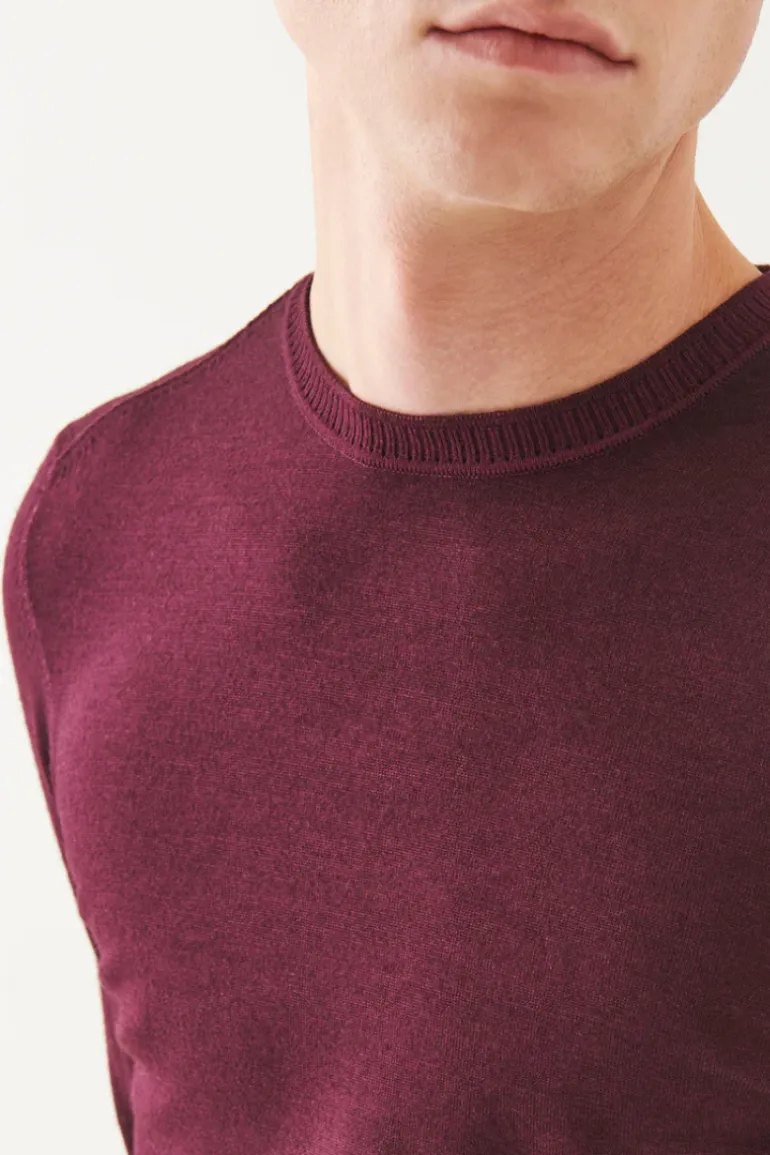 Vintage Wash Ribbed Hem Crewneck
