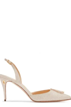 Vittorio 85 Glitter Slingback Pump