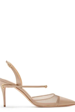 Vittorio 85 Mesh Slingback Pump