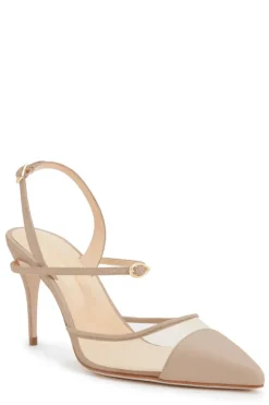 Vittorio 85 Mesh Slingback Pump