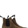 Waxed Suede Chelsea Boot