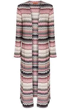 Zig Zag Long Cardigan
